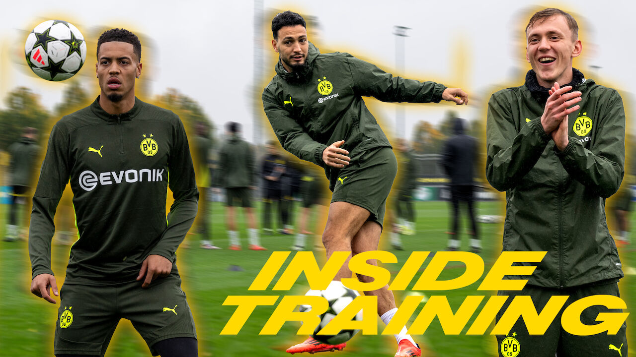 BVBTV Last session before Real Madrid Inside Training UEFA